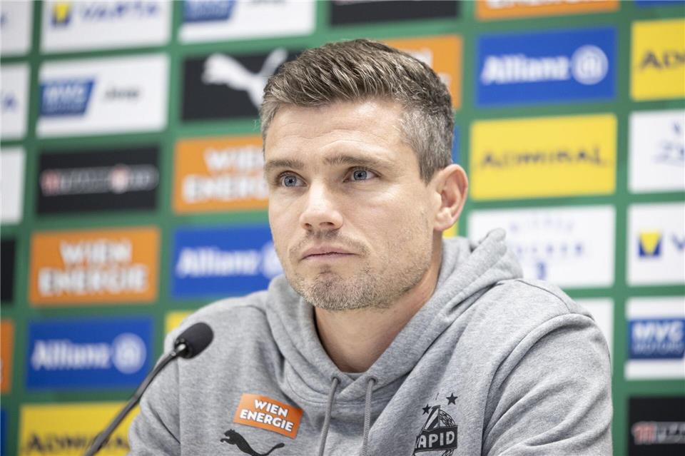 Robert Klauß muss Rapid Wien verlassen.Tobias Steinmaurer/APA/dpa