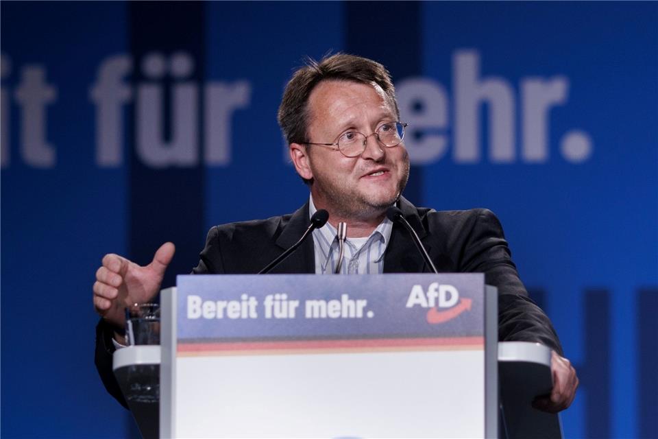Robert Sesselmann (AfD), neuer Landrat des Kreises Sonneberg in Thüringen.
