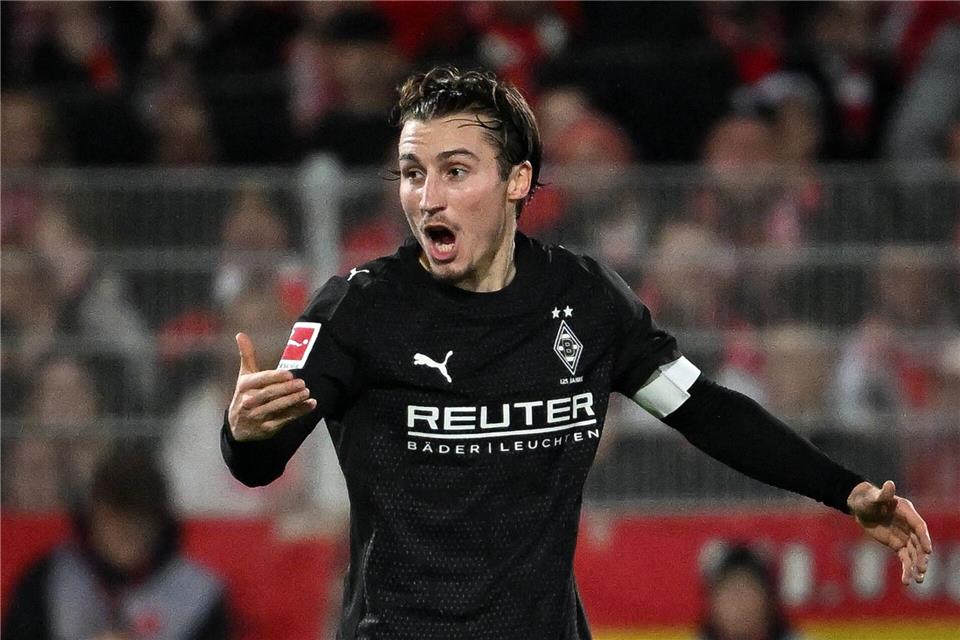 Rocco Reitz ist der Schwiegersohn von Gladbach-Legende Karlheinz Pflipsen. (Archivbild)Soeren Stache/dpa