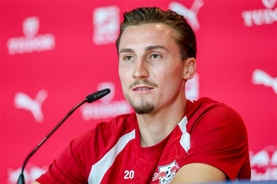 Rocco Reitz trifft mit Leipzig auf seinen Ex-Club Mönchengladbach. (Archivbild) Jan Woitas/dpa