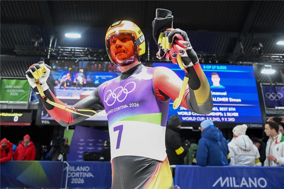 Rodler Toni Eggert beendet seine erfolgreiche Karriere. (Archivbild)Robert Michael/dpa