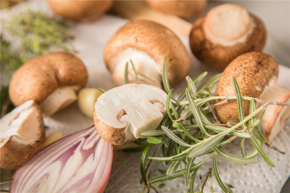 Roh in den Salat? Kulturpilze wie Champignons können roh gegessen werden – Wildpilze sollte man dagegen immer erhitzen.picture alliance / dpa-tmn