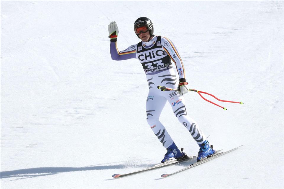 Romed Baumann ist in Garmisch-Partenkirchen letztmals im Ski-Weltcup gestartet.Karl-Josef Hildenbrand/dpa