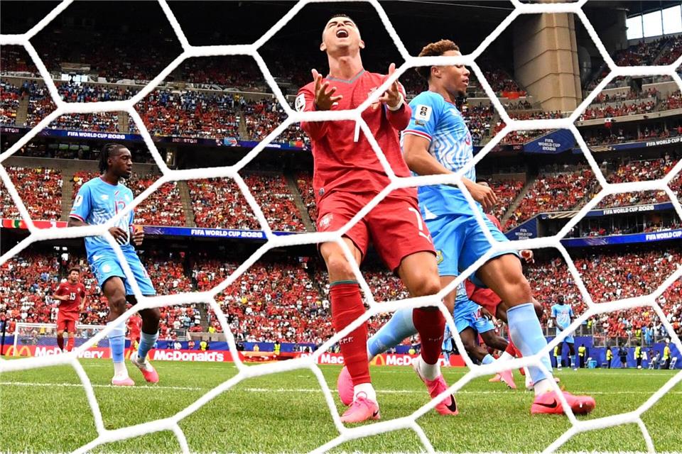 Ronaldo blieb in dem Gruppenspiel weitgehend wirkungslos.Tom Weller/dpa