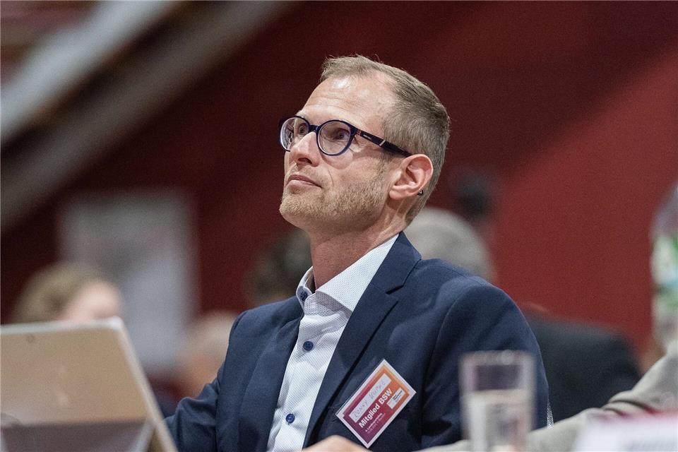 Ronny Kupke führt nun auch die BSW-Fraktion im Sächsischen Landtag an (Archivbild).Paul Glaser/dpa
