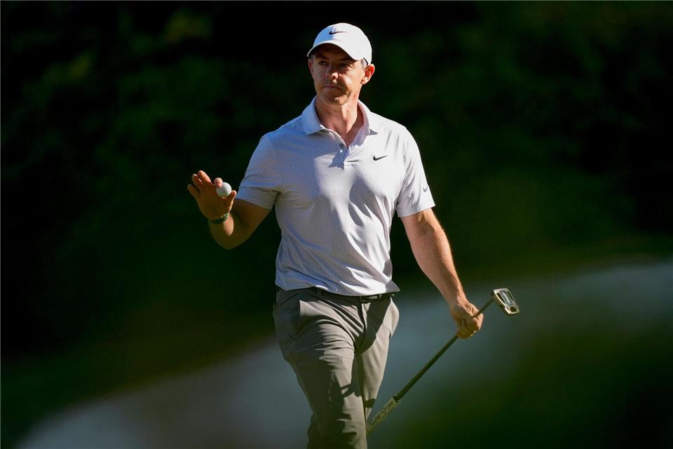 Rory McIlroy steht beim Masters in August nach einer sensationellen Runde vor der Titelverteidigung.Matt Slocum/AP/dpa