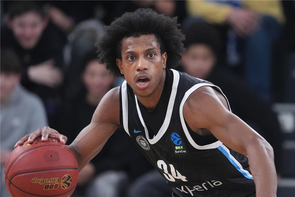 Ross Williams (Hamburg Towers) in Aktion. (Archivbild)Marcus Brandt/dpa