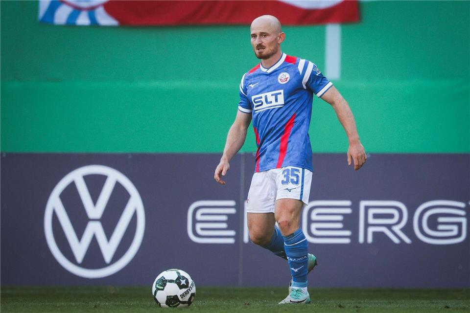 Rostocker Torschütze: Maximilian Krauß (Archivbild).Christian Charisius/dpa