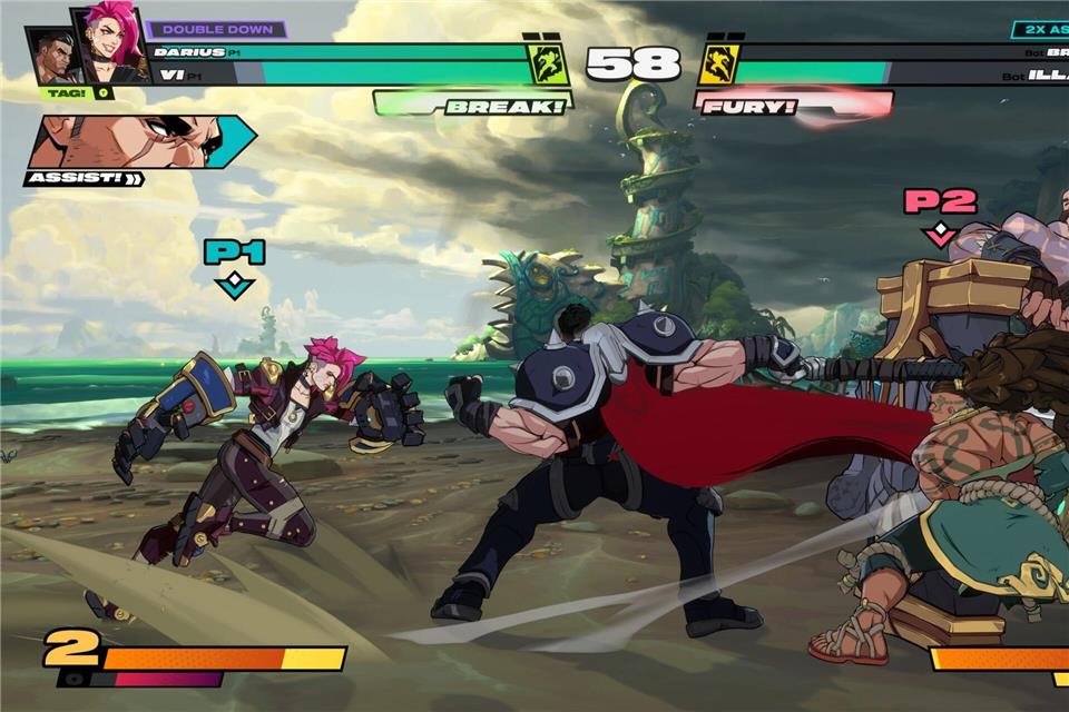 Roter Umhang, scharfe Axt: Hier kommt Darius, auch die Hand Noxus‘ genannt.Riot Games/dpa-tmn