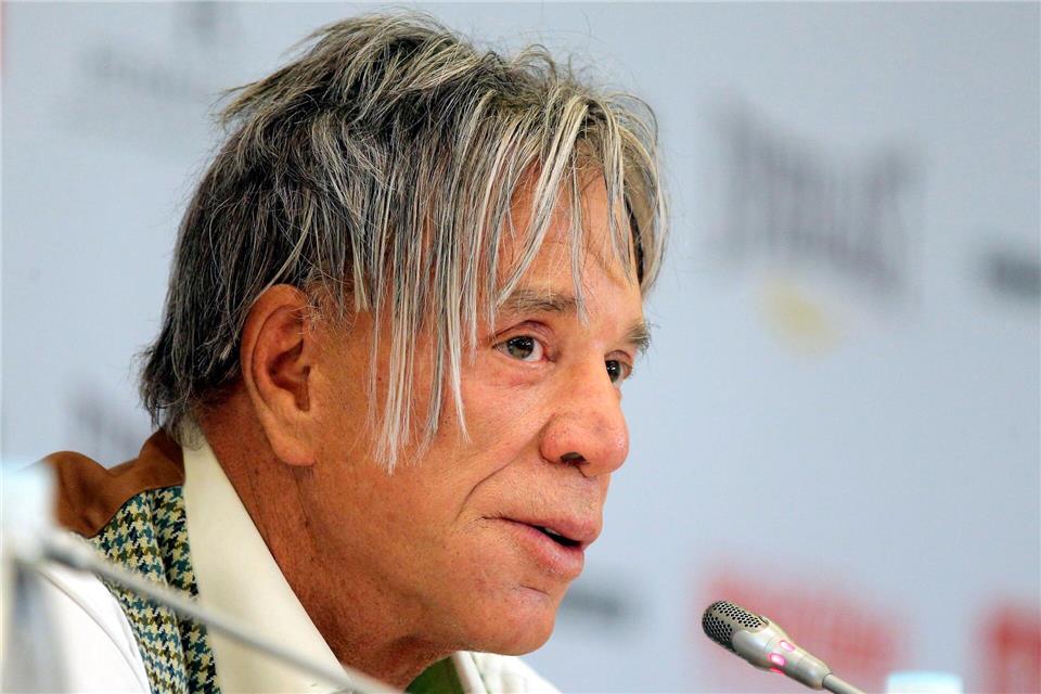 Rourke wurde in den 1980er-Jahren mit dem Erotikdrama „9 1/2 Wochen“ bekannt. (Archivbild)Maxim Shipenkov/EPA/dpa