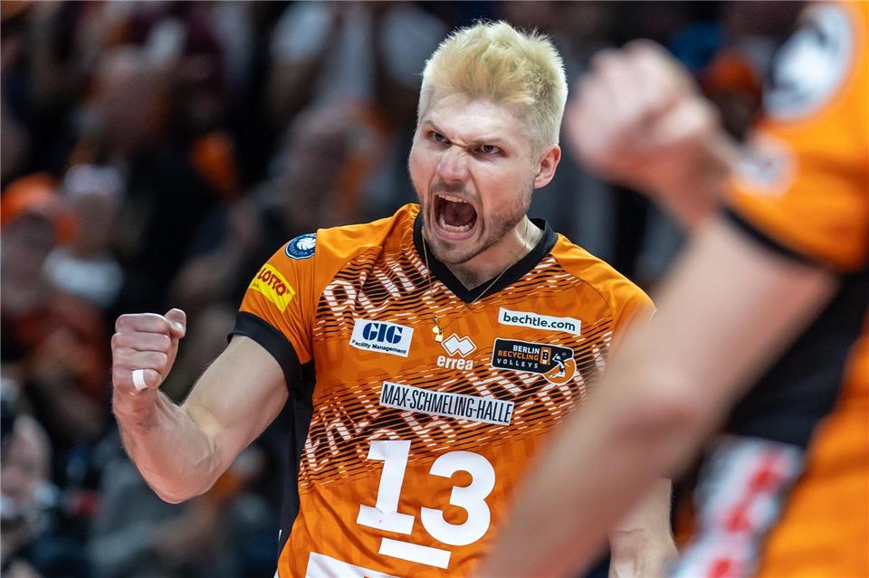 Ruben Schott und die BR Volleys sammeln wichtige Punkte im Kampf um die K.o.-Phase. (Archivbild)Andreas Gora/dpa