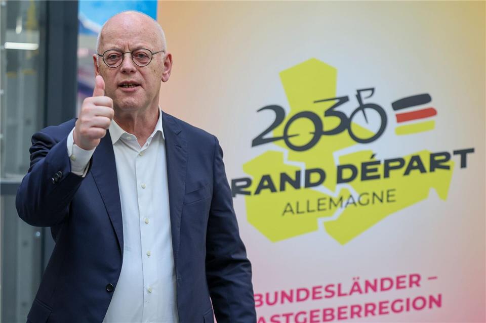 Rudolf Scharping, Ehrenpräsident von German Cycling, befürwortet das Projekt.Jan Woitas/dpa