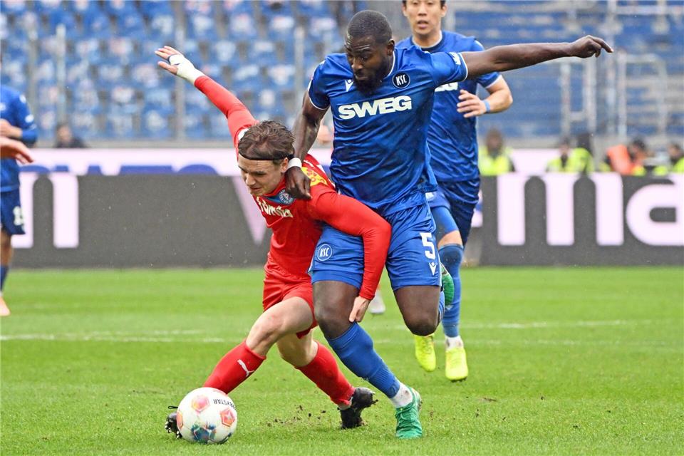 Rückkehrer Stephan Ambrosius spielt beim KSC eine neue Rolle.Uli Deck/dpa