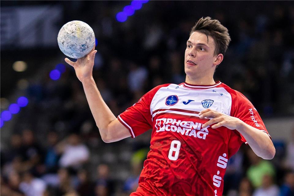 Rückraumspieler Frederik Simak ist seit 2020 für den TBV Lemgo Lippe aktivTom Weller/dpa