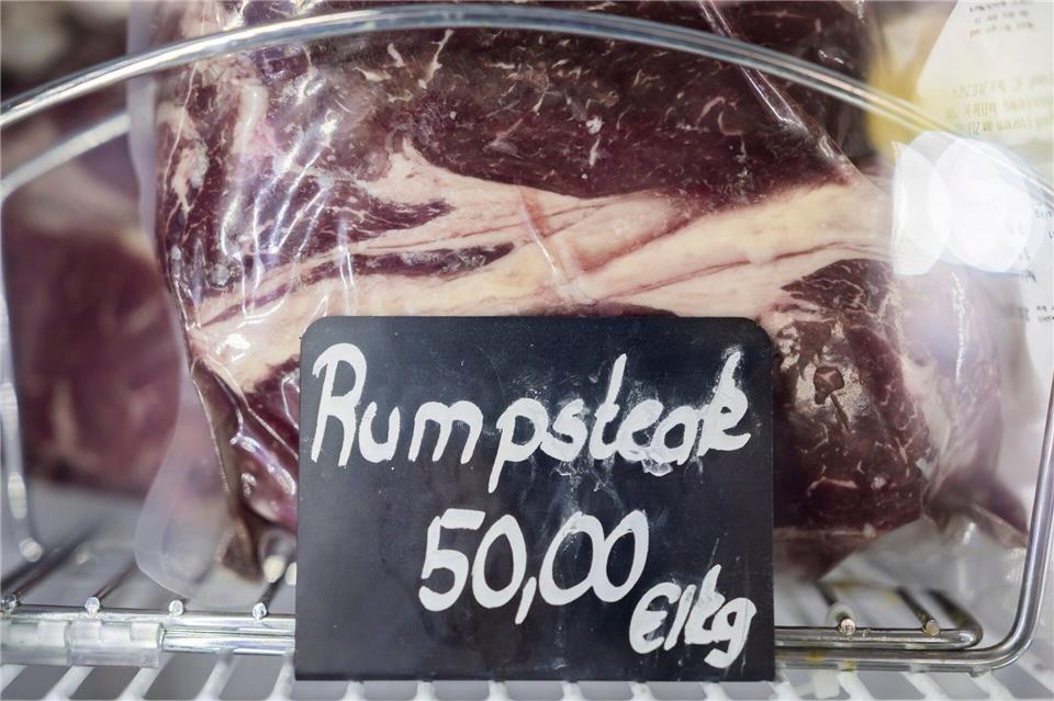 Rumpstaek ist nur eine Fleischvariante in der „Hall of Meat“. Christoph Soeder/dpa