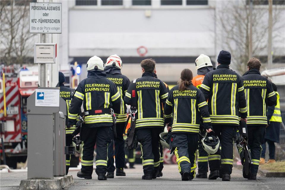 Rund 160 Kräfte waren im Einsatz.Boris Roessler/dpa