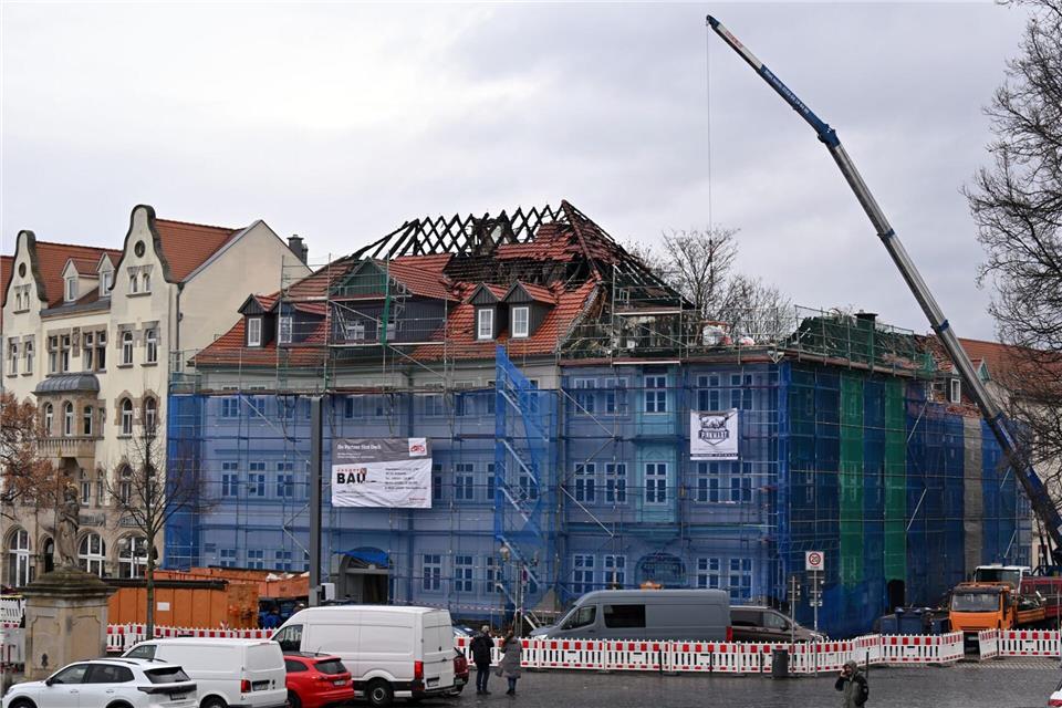 Rund 60 Hinweise zum Brand am Erfurter Domplatz sind bei der Polizei eingegangen. (Archivbild)Martin Schutt/dpa