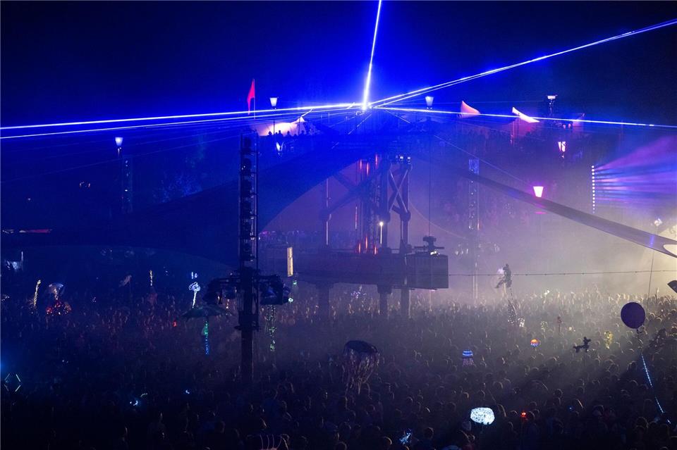 Rund 70.000 Besucher zählte das Fusion-Festival in Lärz. Bei Drogenkontrollen bei der An- und Abreise wurde die Polizei auch in diesem Jahr fündig. Philip Dulian/dpa