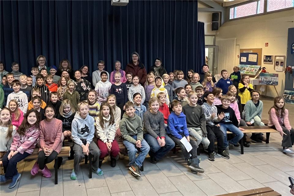 Rund 80 Kinder haben an der Projektwoche „Art meets School“ teilgenommen.