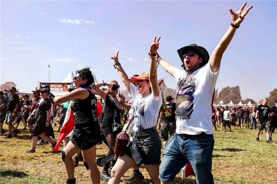 Rund 85.000 Fans werde in Wacken erwartet.Frank Molter/dpa