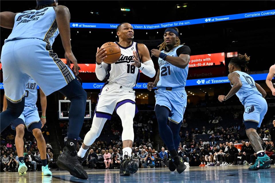 Russell Westbrook und die Sacramento Kings beenden ihre Niederlagen-Serie.Brandon Dill/AP/dpa