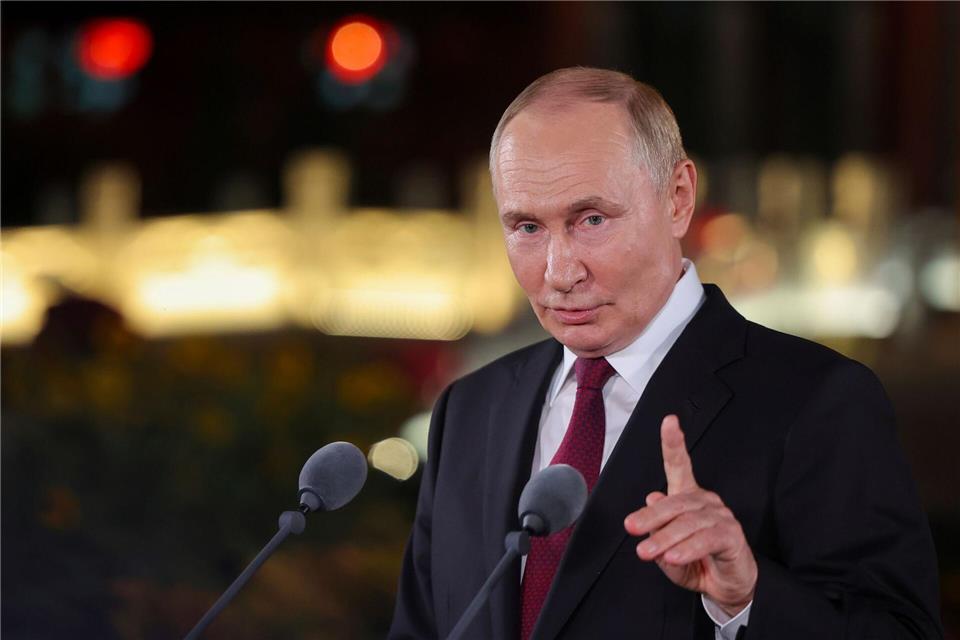 Russlands Präsident Putin lässt keine Bereitschaft zu echten Zugeständnissen erkennen. (Archivbild)Maxim Shemetov/Pool Reuters/AP/dpa