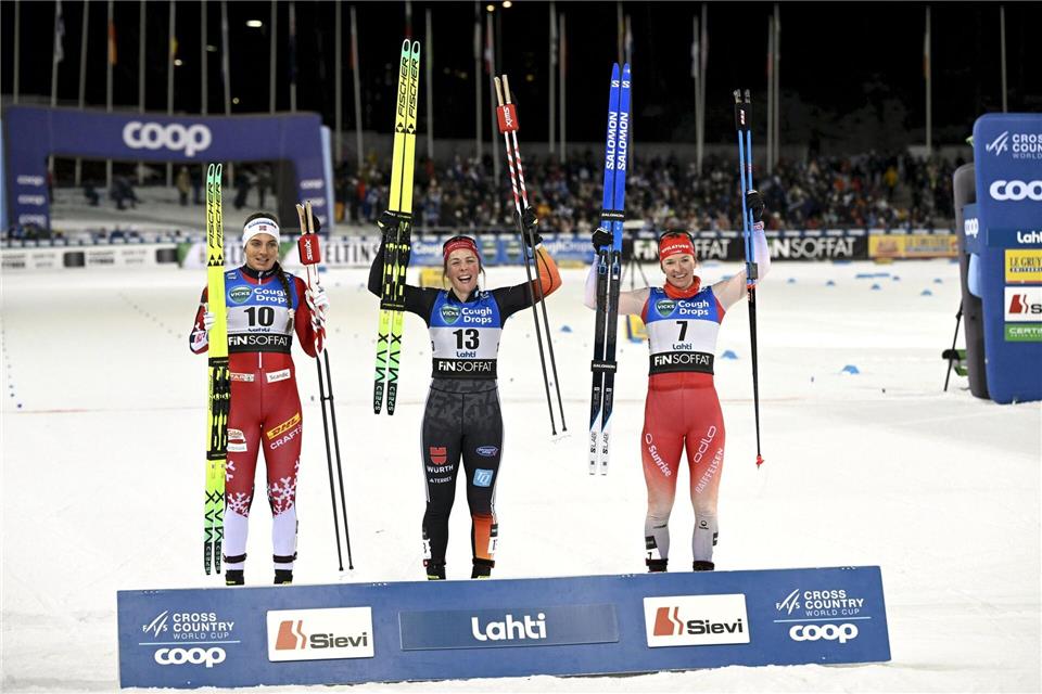 Nächster Sieg: Rydzeks Langlauf-Festtage in Finnland Rydzek glänzt in Lahti.Emmi Korhonen/Lehtikuva/dpa