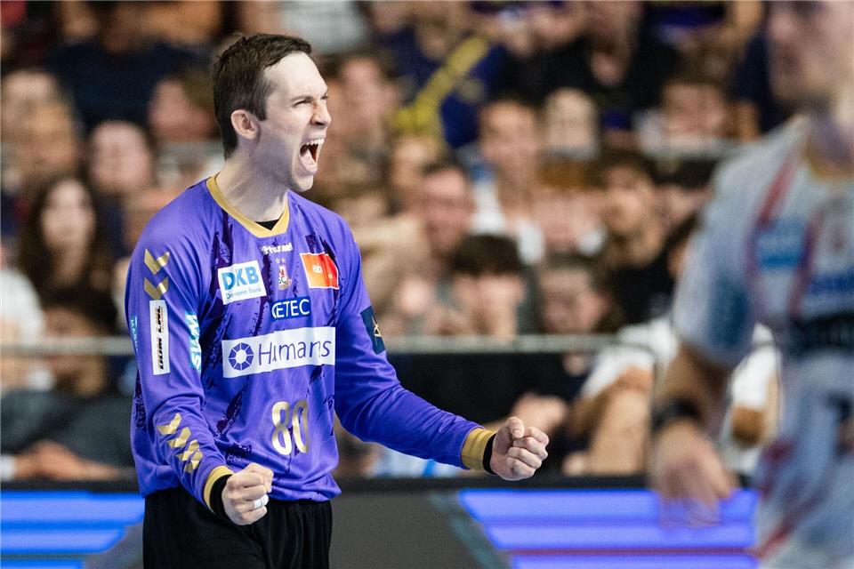 SCM-Torhüter Nikola Portner setzt nach der Saison seine Karriere abseits von Magdeburg fort. (Archivbild)Marius Becker/dpa