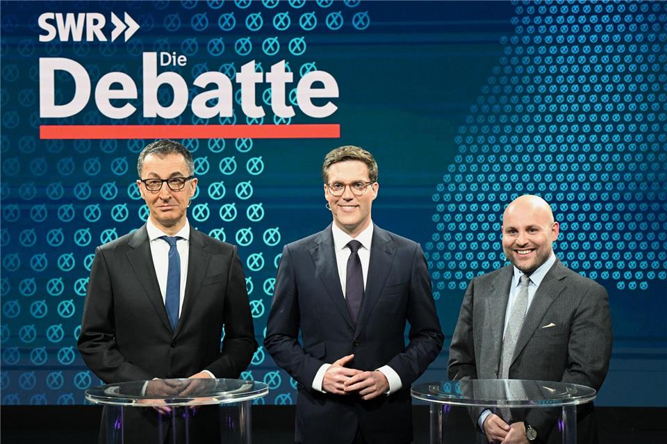 SWR: Wie die Quote beim TV-Triell ausgefallen ist. Bernd Weißbrod/dpa