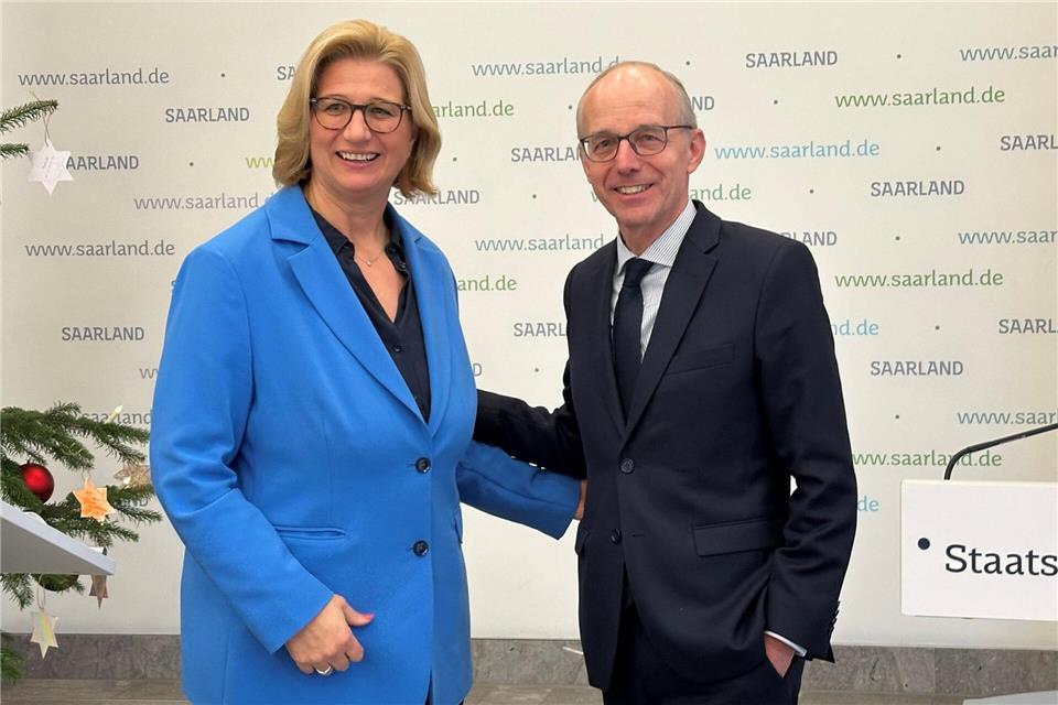 Saar-Regierungschefin Rehlinger reiste zu Gesprächen nach Luxemburg. (Archivbild)Katja Sponholz/dpa