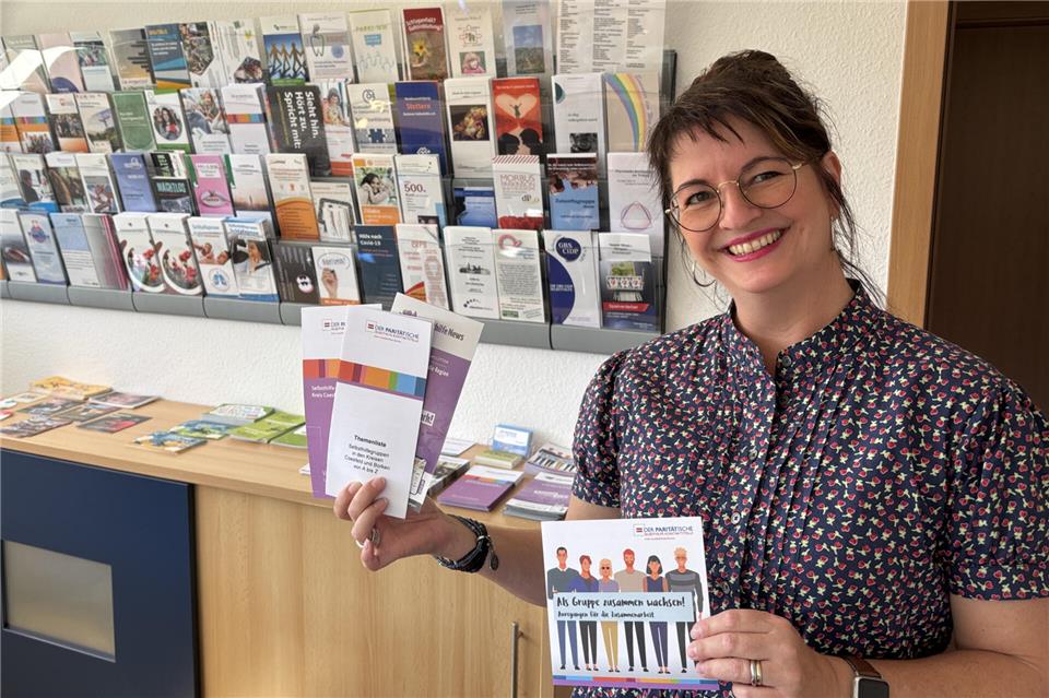 Sabine Bahr von der Selbsthilfe-Kontaktstelle Kreis Coesfeld/Kreis Borken im Paritätischen hat die Gründung der Gruppe betreut.