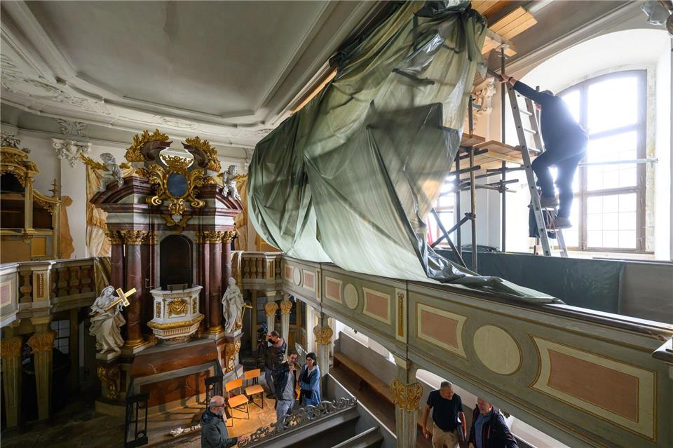 Sachsen hat in den vergangenen Jahren mehr als 300 Kulturdenkmale verloren, einige auch durch illegalen Abriss (Archivbild).  Robert Michael/dpa/ZB