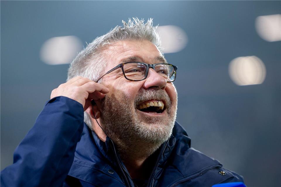 Sah an seinem 60. Geburtstag eine kämpferische Vorstellung seiner Mannschaft: Mainz-Trainer Urs Fischer.Torsten Silz/dpa