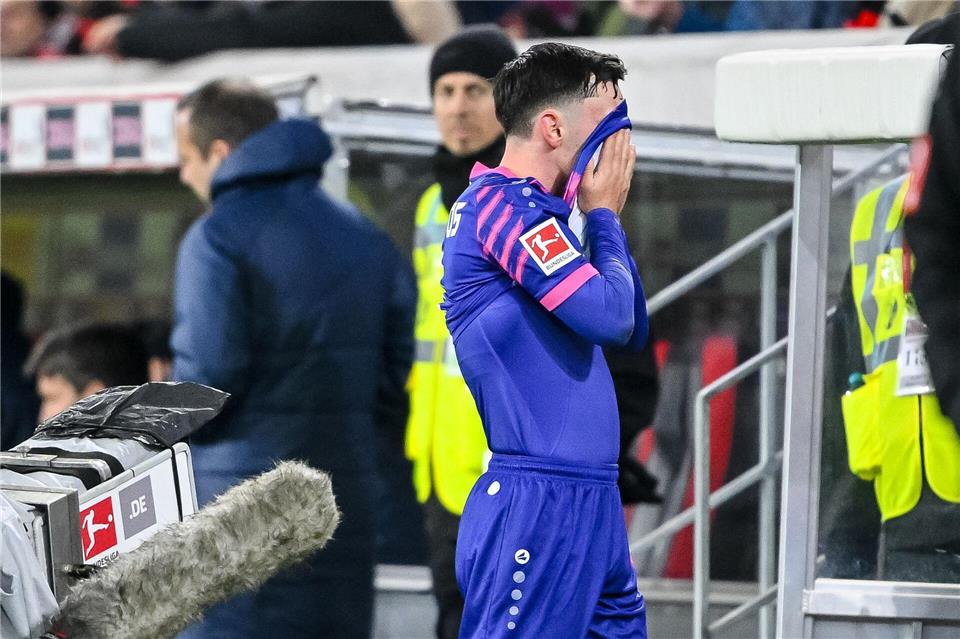 Sah nach nicht einmal einer halben Stunde die Rote Karte: Paul NebelHarry Langer/dpa