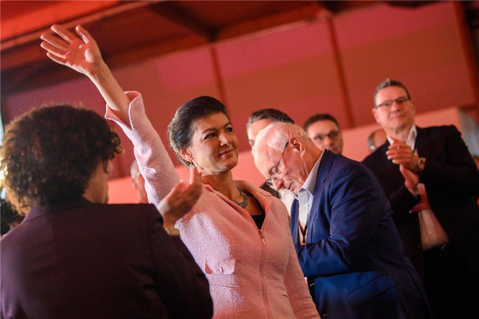 Sahra Wagenknecht zieht sich vom Parteivorsitz zurück.Klaus-Dietmar Gabbert/dpa