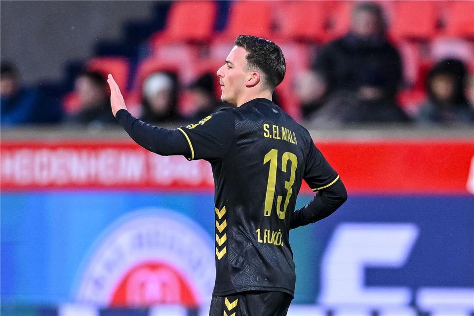 Said El Mala wird zur Halbzeit eingewechselt - und trifft sofort.Harry Langer/dpa