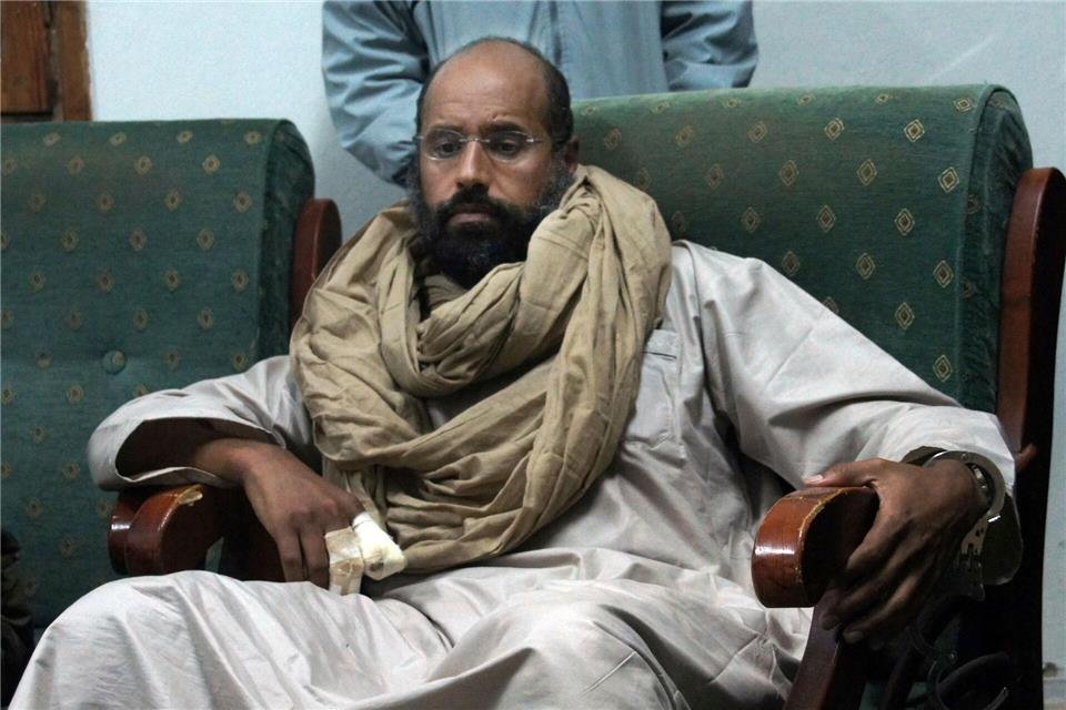 Saif al-Islam war 2021 nach langer Abwesenheit wieder in Libyen aufgetaucht. (Archivbild)Ammar El-Darwish/AP/dpa