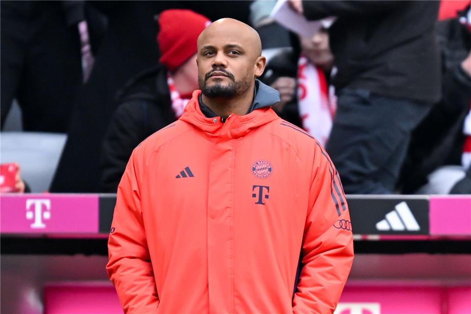 Saisonendspurt mit Samstagspielen für Bayern-Coach Vincent Kompany. (Archivbild)Sven Hoppe/dpa