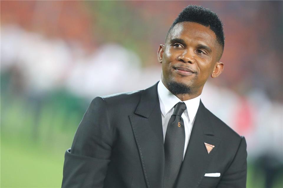 Samuel Eto’o ist von der FIFA mit einer Sperre bestraft worden.Omar Zoheiry/dpa