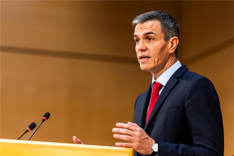 Sánchez wird nicht direkt beschuldigt, der Druck auf den Ministerpräsidenten nimmt aber zu. (Archivbild)Salvatore Di Nolfi/KEYSTONE/dpa