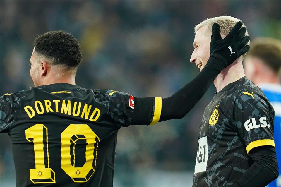 Sancho (links) zurück zum BVB? Reus hat dazu eine Meinung (Archivfoto)Uwe Anspach/dpa