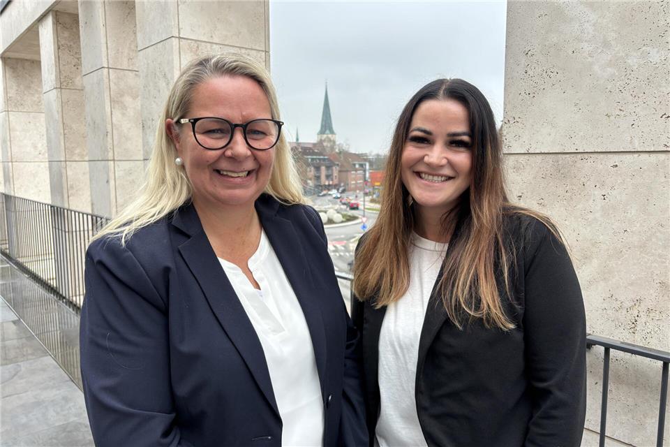 Sandra Heck und Sabrina Assing