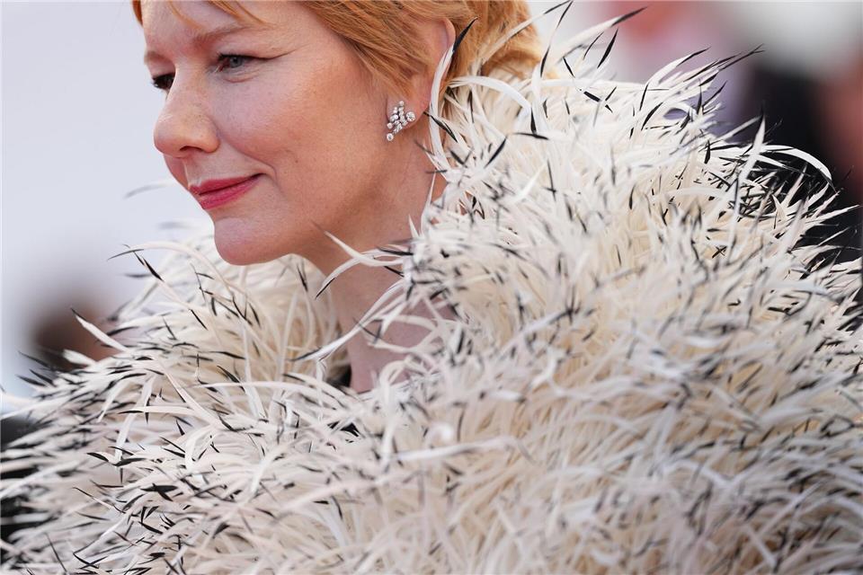 Sandra Hüller kommt zur Premiere des Films „Fatherland“ während der 79. Internationalen Filmfestspiele in Cannes.Scott A Garfitt/Invision/AP/dpa