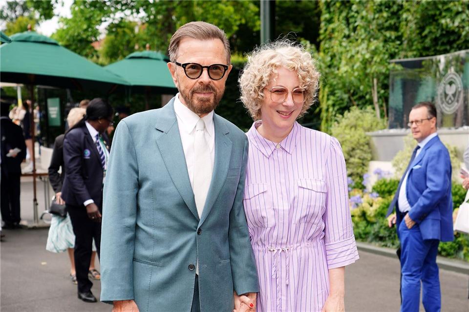 Abba-Star Björn heiratet zum dritten Mal Sas sei seine „dritte große Liebe“, hat der Musiker (l.) einmal gesagt. (Archivbild)Zac Goodwin/PA Wire/dpa