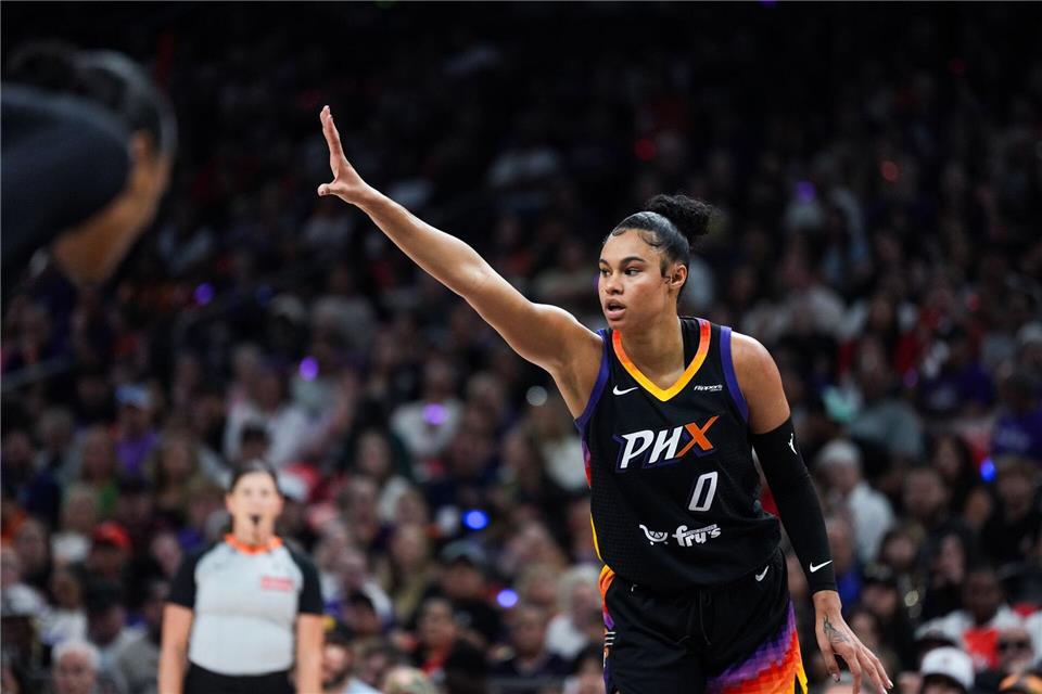 Satou Sabally spielt mit New York um den Titel. (Archivbild)Samantha Chow/AP/dpa