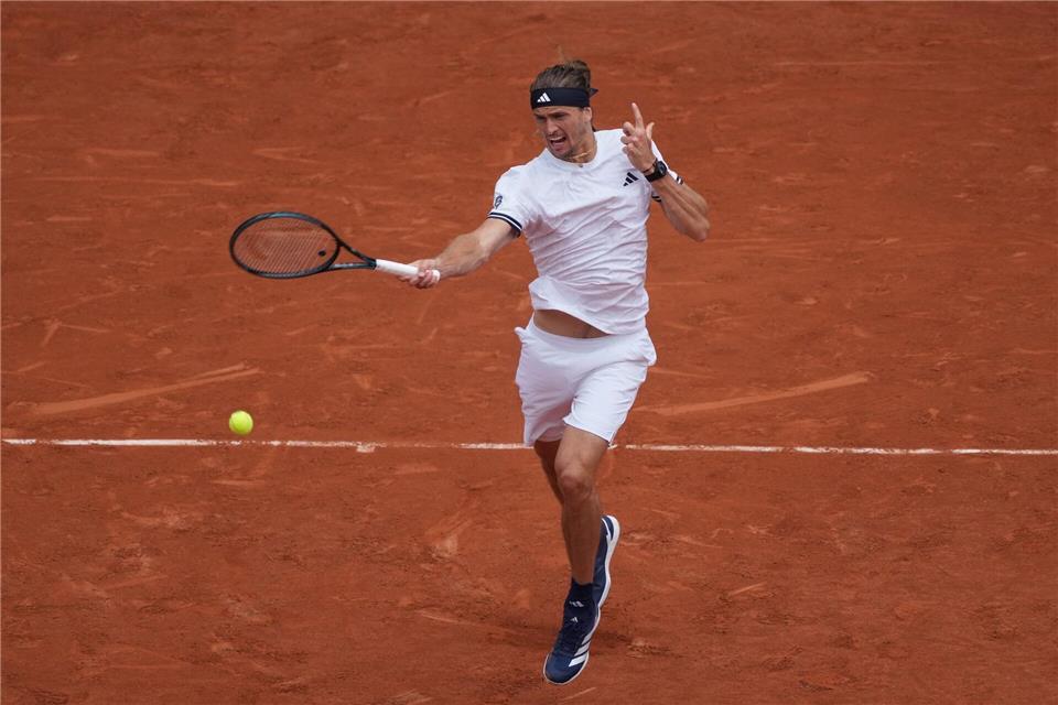 Schafft Alexander Zverev den Sprung ins Halbfinale von Paris?Thibault Camus/AP/dpa