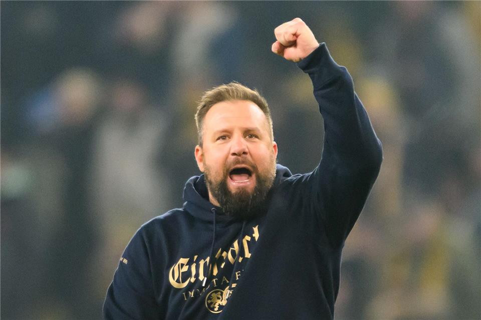 Schalke-Fan und Braunschweig-Trainer Heiner Backhaus.Robert Michael/dpa