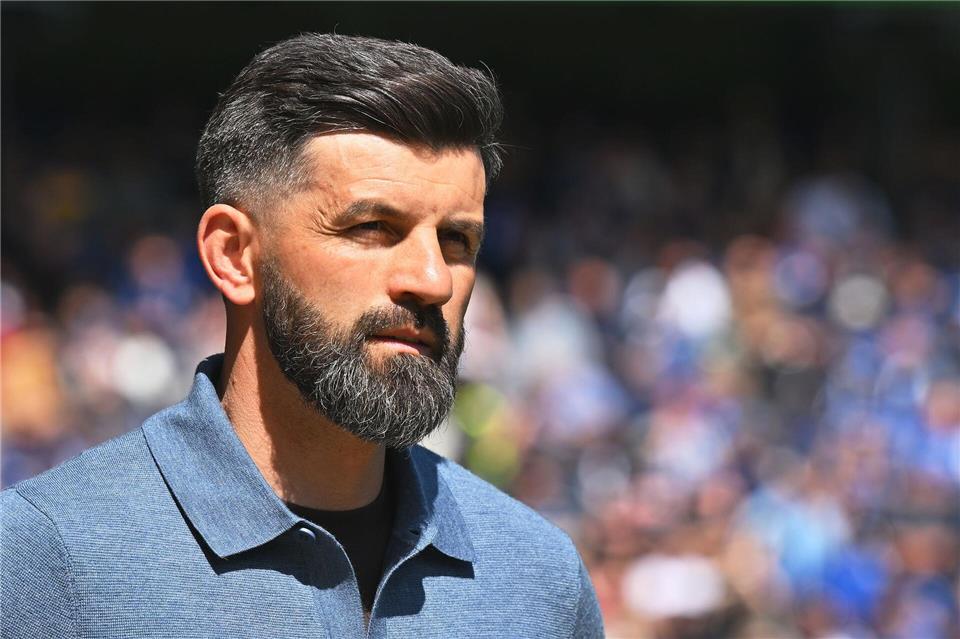 Schalke-Trainer Miron Muslic hat einen Appell an die Fans gerichtet.Swen Pförtner/dpa