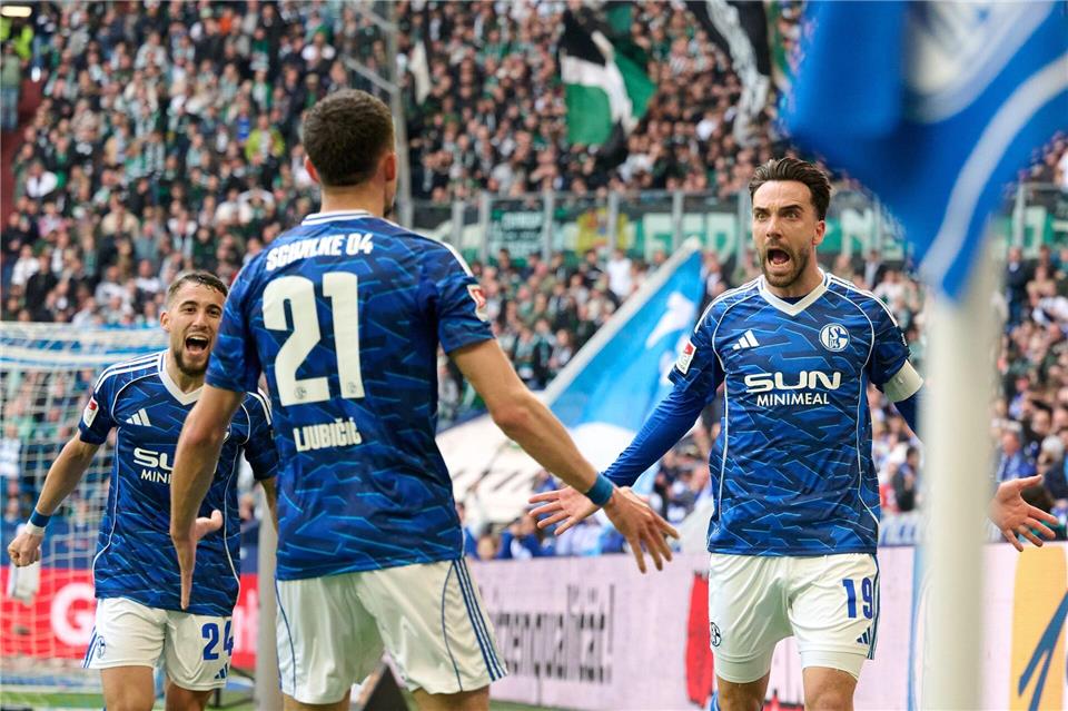 Schalke hat Grund zur Freude.Bernd Thissen/dpa