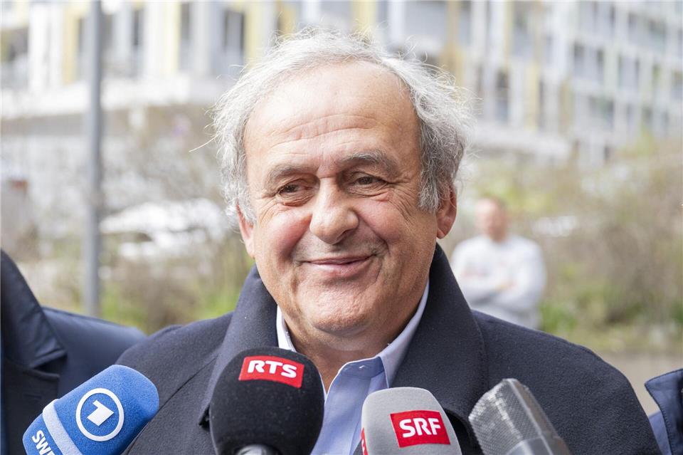Schaltet die Justiz ein: Der frühere UEFA-Präsident Michel Platini. (Archivbild)Urs Flueeler/KEYSTONE/dpa